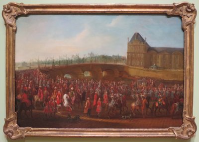 The Ceremonial Procession of Mehemet Effendi, Ambassador from the Ottoman Empire by Pierre Denis Martin
