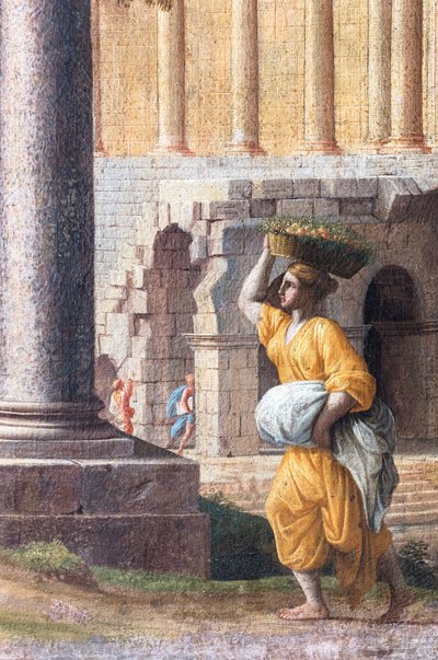 Landscape with ancient ruins by Pierre (1612-88) Lemaire