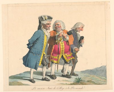 College Friends Out for a Walk by Pierre Alexandre Wille