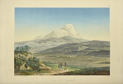 View of Cajambe, Engraved by Bouquet, Illustration from 