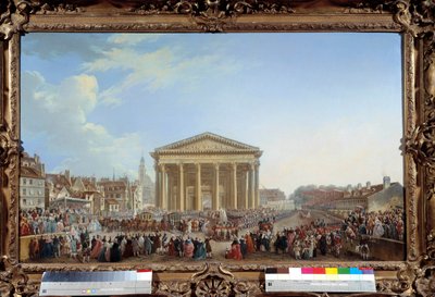 Ceremony of Laying the First Stone of the New Church of Saint Genevieve on 6/09/1764 by Pierre Antoine Demachy