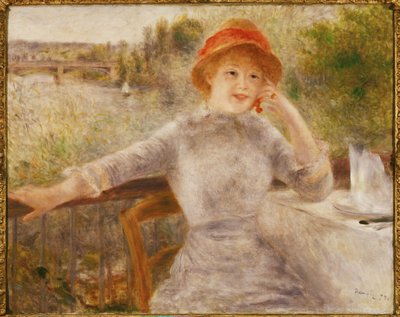 Alphonsine Fournaise by Pierre Auguste Renoir