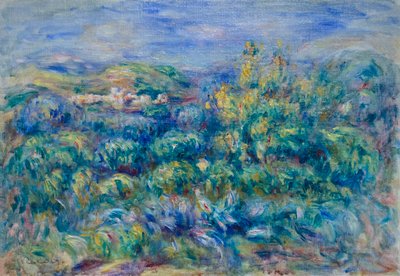 Cagnes Landscape by Pierre Auguste Renoir