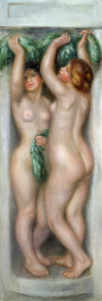 Caryatids, c.1910 by Pierre Auguste Renoir
