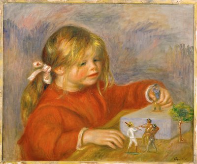 Claude Renoir, Playing by Pierre Auguste Renoir