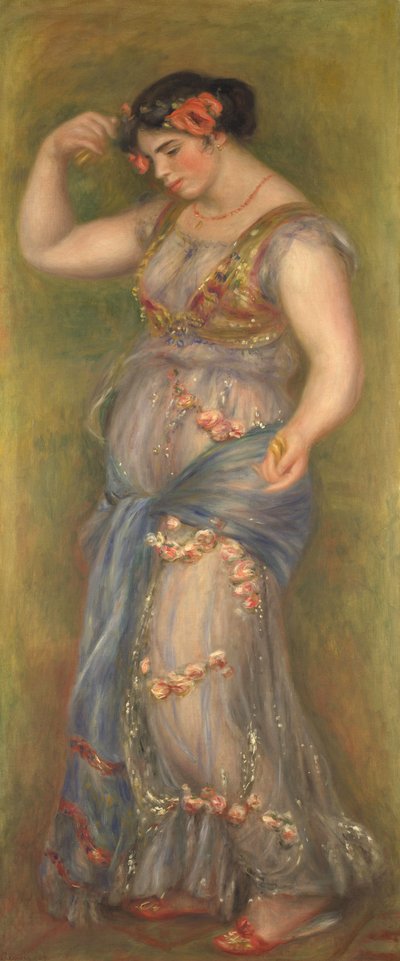 Dancing Girl with Castanets by Pierre Auguste Renoir