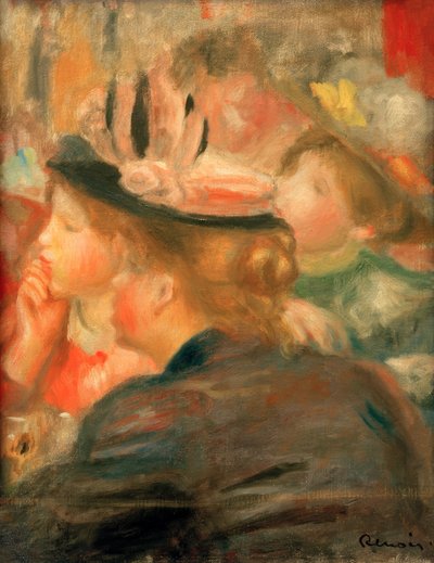 At the Theater by Pierre Auguste Renoir