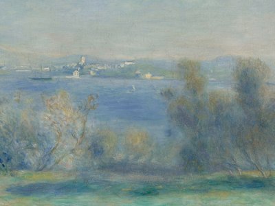 Landscape on the Mediterranean (View of Toulon) by Pierre Auguste Renoir