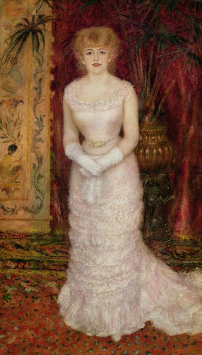 Portrait of Jeanne Samary by Pierre Auguste Renoir