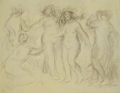 Study for the Judgement of Paris by Pierre Auguste Renoir