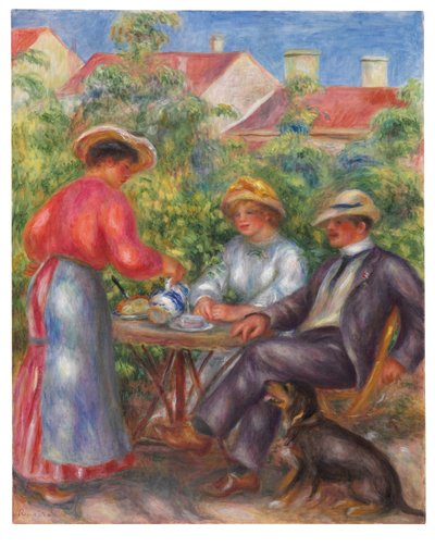 The Cup of Tea, or The Garden, c.1906-07 by Pierre Auguste Renoir