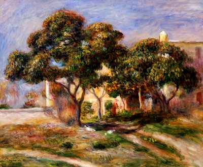 The Medlar Trees by Pierre Auguste Renoir