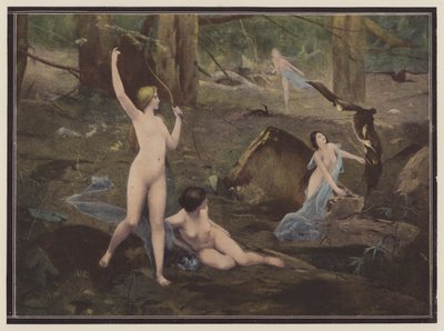 The huntresses by Pierre Bellet