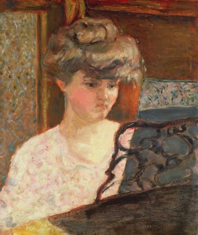 At the Piano by Pierre Bonnard