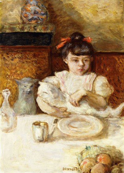 Child and Cats, c.1906 by Pierre Bonnard