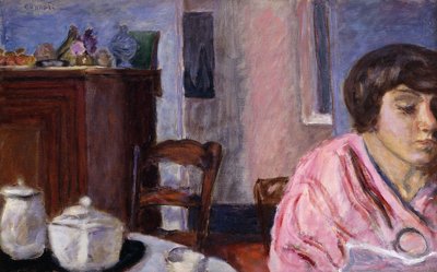Interior with Figure by Pierre Bonnard