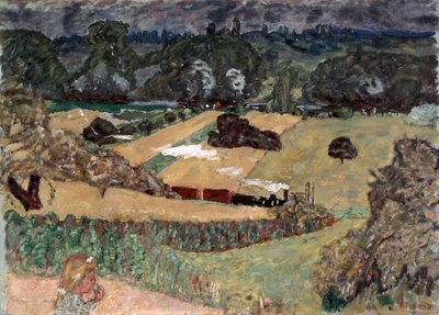 Landscape with Freight Train by Pierre Bonnard