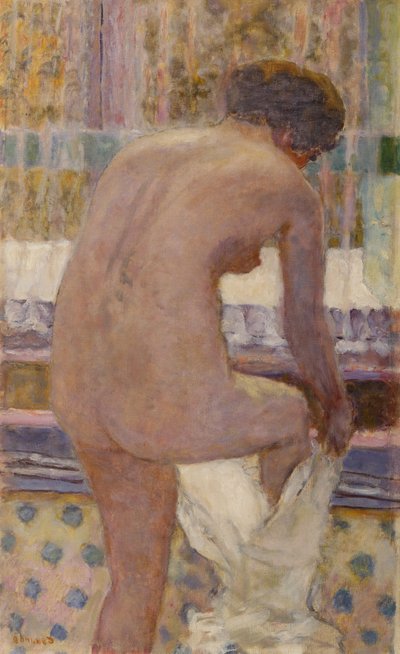 Nude Dressing by Pierre Bonnard