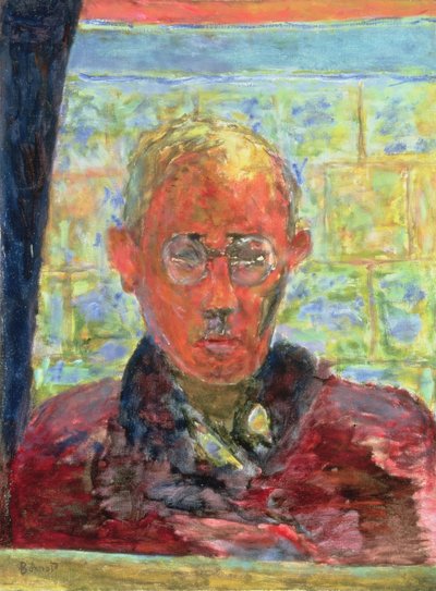 Portrait of the Painter in a Red Dressing Gown, 1943 by Pierre Bonnard