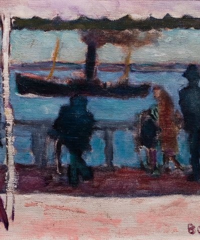 River Walk (detail) by Pierre Bonnard