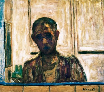 Self Portrait in a Shaving Mirror by Pierre Bonnard