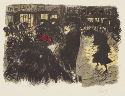 Some Aspects of Life in Paris, 7: The Square in the Evening by Pierre Bonnard