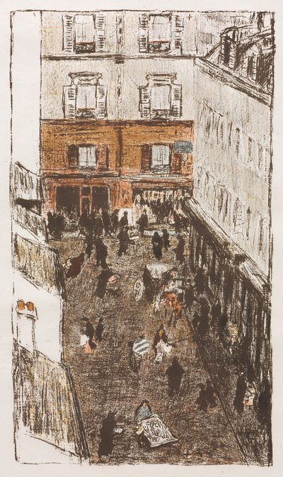 Street Corner Seen from Above by Pierre Bonnard