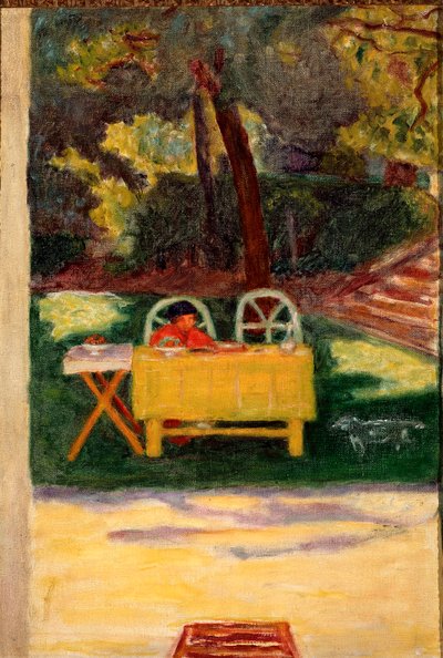 Tasting in the Garden by Pierre Bonnard