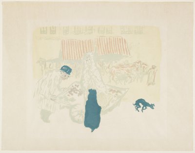 The Vegetable Vendor by Pierre Bonnard