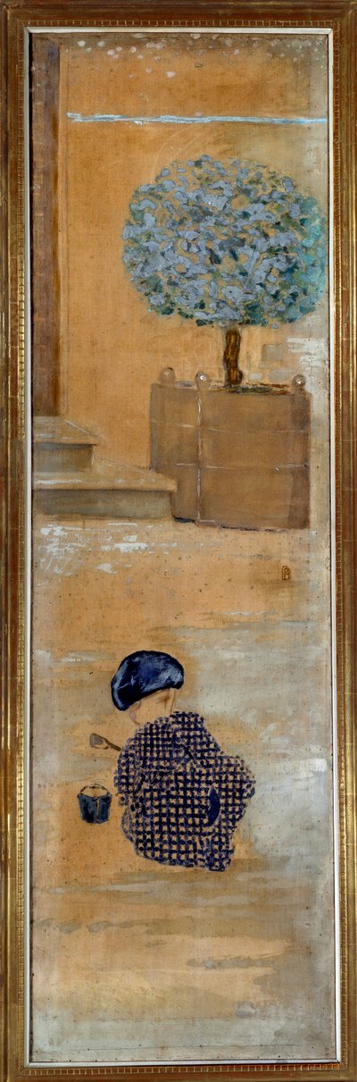 The Child in the Sand Paste or the Child in the Bucket by Pierre Bonnard