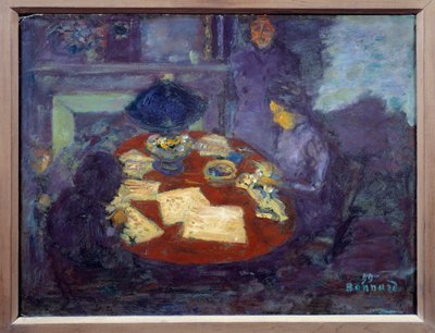 Under the Lamp by Pierre Bonnard
