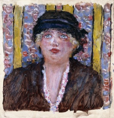 Woman in a Hat by Pierre Bonnard