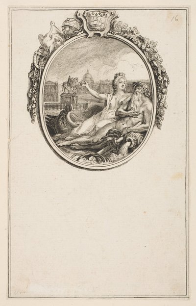 Inauguration of the Equestrian Statue of Louis XV, 1766 by Pierre Chenu