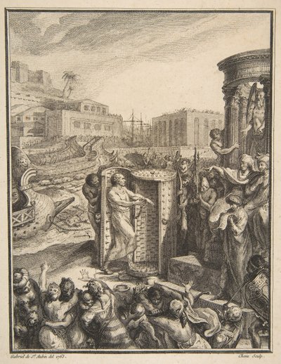 Regulus Condemned to the Most Horrible Torture, 18th century by Pierre Chenu
