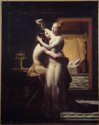 Hero and Leandre by Pierre Claude Delorme