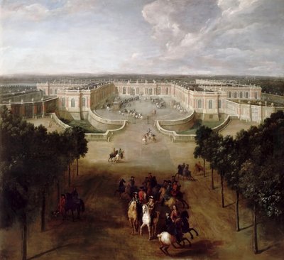View of the Grand Trianon from the Avenue by Pierre Denis II Martin