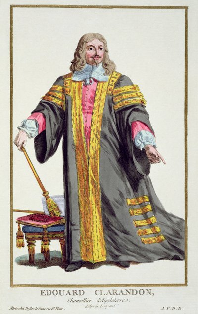 Edward Hyde, First Earl of Clarendon by Pierre Duflos