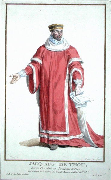 Jacques Auguste de Thou from 