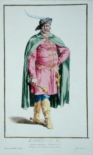 Zabolchii II from Recuil des Estampes, representing the Ranks and Dignities, following the Costume of all existing Nations, published 1780 by Pierre Duflos