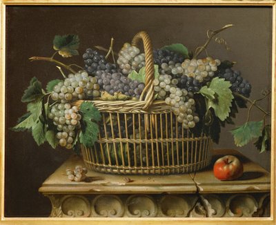 A Basket of Grapes by Pierre Dupuis