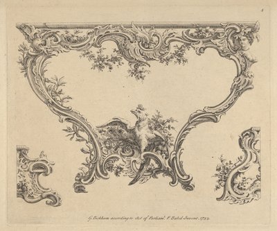 Design for a Console Table by Pierre Edme Babel