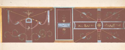 Design for Wall Decoration by Pierre Francois Leonard Fontaine