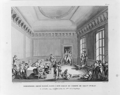 The Arrest of Robespierre on 27 July 1794 by Pierre Gabriel Berthault