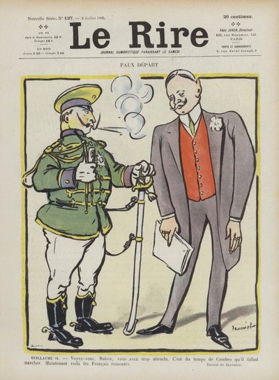 False Start (Illustration for Le Rire) by Pierre Georges Jeanniot