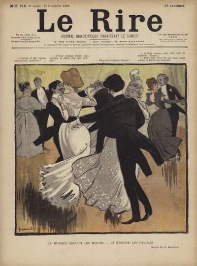 Illustration for Le Rire by Pierre Georges Jeanniot