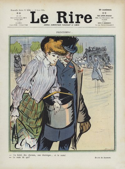 Illustration for Le Rire by Pierre Georges Jeanniot