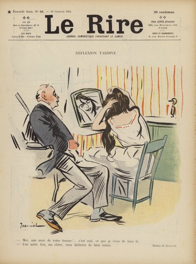 Illustration for Le Rire by Pierre Georges Jeanniot