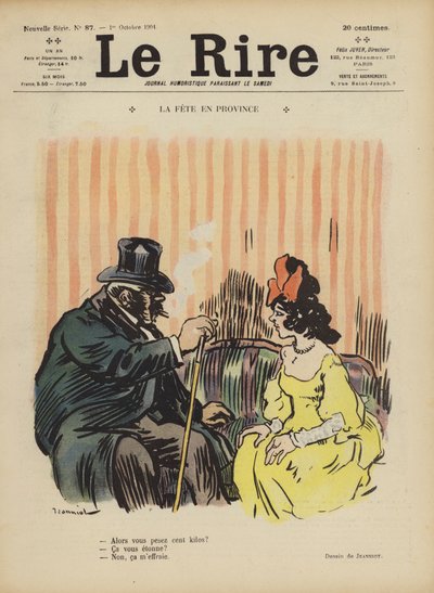 Illustration for Le Rire by Pierre Georges Jeanniot