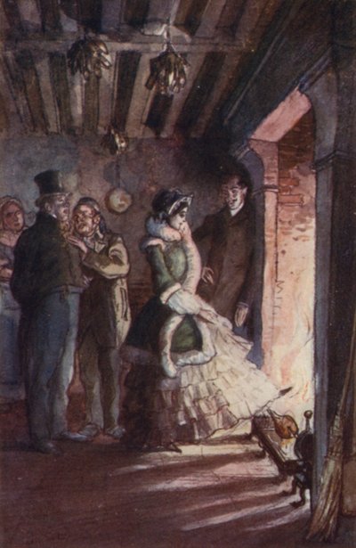 Madame Bovary Having Gone into the Kitchen, Went Up to the Fireplace by Pierre Georges Jeanniot