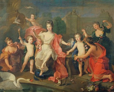 The Duchess of Burgundy and Her Children by Pierre Gobert